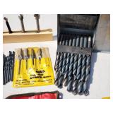 Large Assorted Drill Bits Lot
