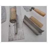 (6) Cement Finishing Hand Tools Lot