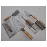 (6) Cement Finishing Hand Tools Lot