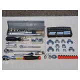 Assorted 3/8" & 1/4" & 1/2" Socket Set