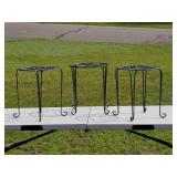 (3) Wire Plant Stands