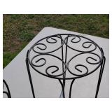 (3) Wire Plant Stands