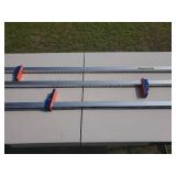 (3) Aluminum Woodworking Clamps