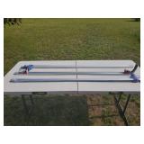 (2) Aluminum Woodworking Clamps & (1) Aluminum Guide