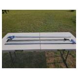 (2) Aluminum Woodworking Clamps & (1) Aluminum Guide