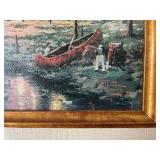"End of a Perfect Day II" Framed Art By Thomas Kinkade w/ Ornate Frame