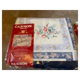 3 Cannon Brand Full / Twin Sized New Blankets