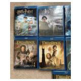Harry Potter & Lord of the Rings DVD Blue Ray DVDs