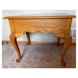 Wooden Broyhill Single Drawer End Table
