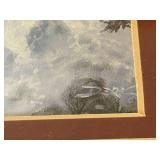 2 Framed Art Pieces With 3 Outdoor Village Photos