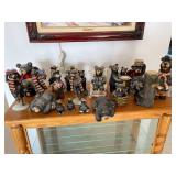 Whimsical Bear Statue Collection