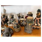 Whimsical Bear Statue Collection
