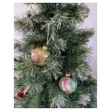 6 Foot Fiber Optic Lighted Christmas Tree w/ Two Smaller Trees