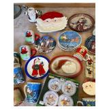 Large Lot of Christmas Plates and Cups