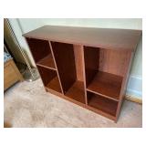 Wooden Storage Shelf w/  2 Adjustable Shelves