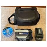 Sony 25X Megapixel Optical Zoom Handy-Cam And Case