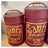 Santa Claus Cookie Company Canisters