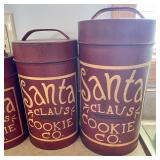 Santa Claus Cookie Company Canisters