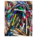 HUGE boxes of Pens and Clips