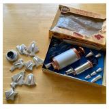 Mirror Cookie/Pastry Press and Decorator Set plus Cookie Cutters