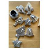 Mirror Cookie/Pastry Press and Decorator Set plus Cookie Cutters