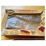 Mirror Cookie/Pastry Press and Decorator Set plus Cookie Cutters