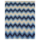 Hues of Blues Afghan