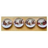 Santa Plates and Votive Candles