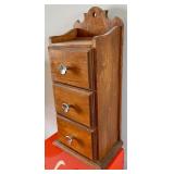 Wooden Shelf w/ Drawers