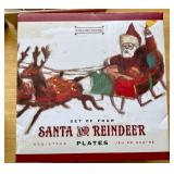 Santa Plates and Votive Candles