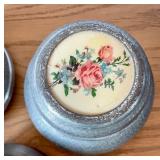 Vintage Powder Puff Music Boxes