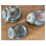 Vintage Powder Puff Music Boxes