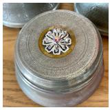 Vintage Powder Puff Music Boxes