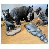 Resin Bear Figures