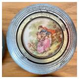 Vintage Powder Puff Music Boxes