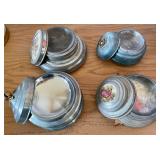 Vintage Powder Puff Music Boxes