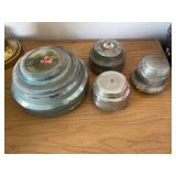 Vintage Powder Puff Music Boxes