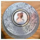 Vintage Powder Puff Music Boxes