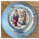 Vintage Powder Puff Music Boxes