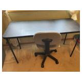 Folding Table With Office Chair