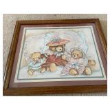 Teddy Bear Framed Print by Ava Freeman