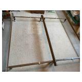 Two Metal Twin Bed Frames