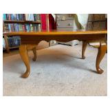 Oval Wooden Coffee Table