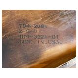 Oval Wooden Coffee Table