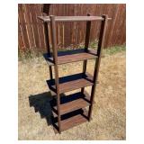 5 Shelf Wooden Bookcase