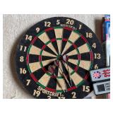 2 Dart Boards With Darts