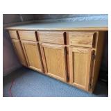 Rolling Wooden Storage Unit