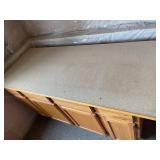 Rolling Wooden Storage Unit