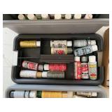 Tool Box Full of New and Used Crafting Paint