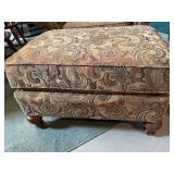 Floral Chair and matching Hassock